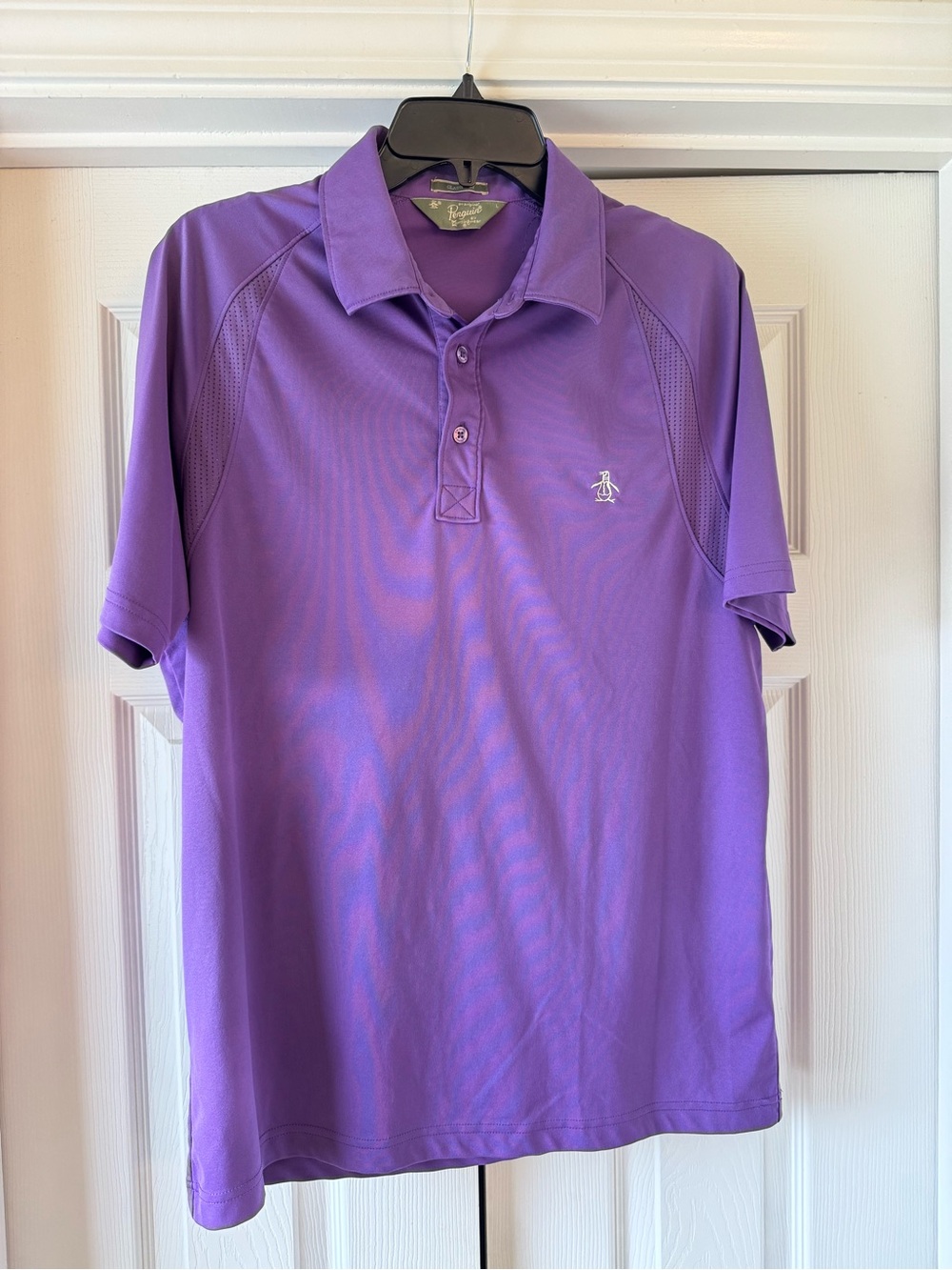 Original Penguin Purple Short-Sleeve Polo
